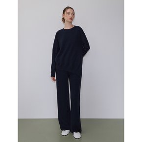 Cashmere Wool Brand Sweatpants NAVY