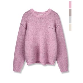 Heather Brush Round Knit_4Colors