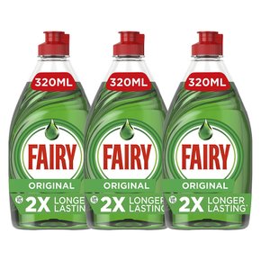 Fairy 오리지널 주방세제 오리지널 리퀴드 농축 기름때제거 320ml 3팩