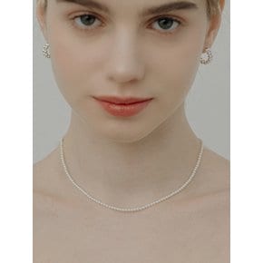 [Silver925] WE014 Mini pearl necklace