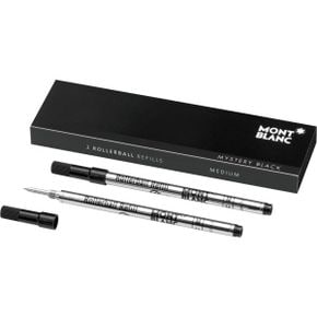 미국 몽블랑 만년필 MONTBLANC Rollerball Refill M 2X1 Mystery 블랙 105158 1709775