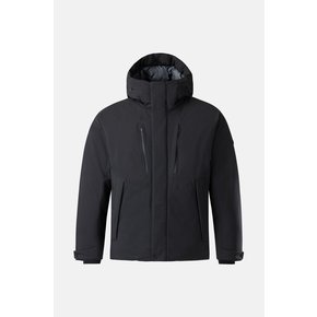 [정상소매가:570,000원] [코오롱스포츠] 25FW 남성 후드일체형 논퀼팅 미드 다운 JWJDW25621BLK