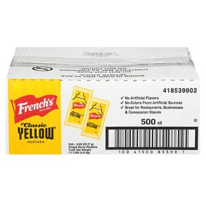  [해외직구]프렌치 클래식 옐로우 머스타드 396g 3팩/ French`s Classic Yellow Mustard 14oz