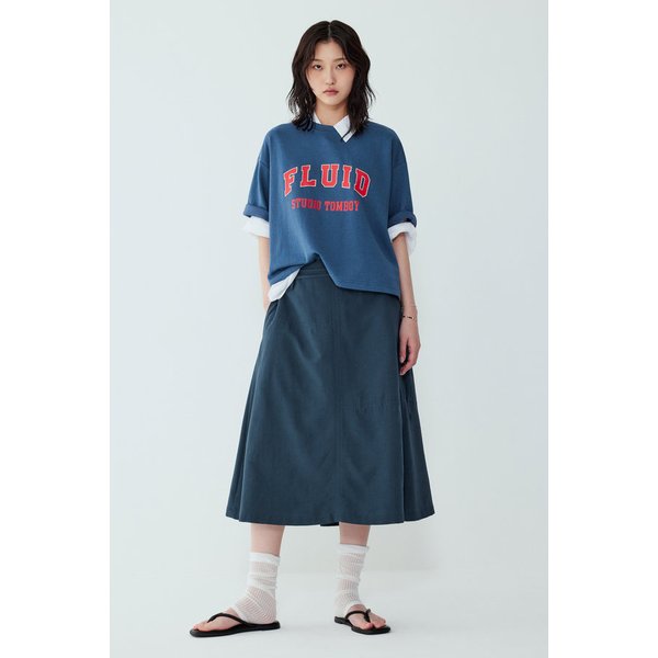 절개변형 A라인 스커트 9105232140044