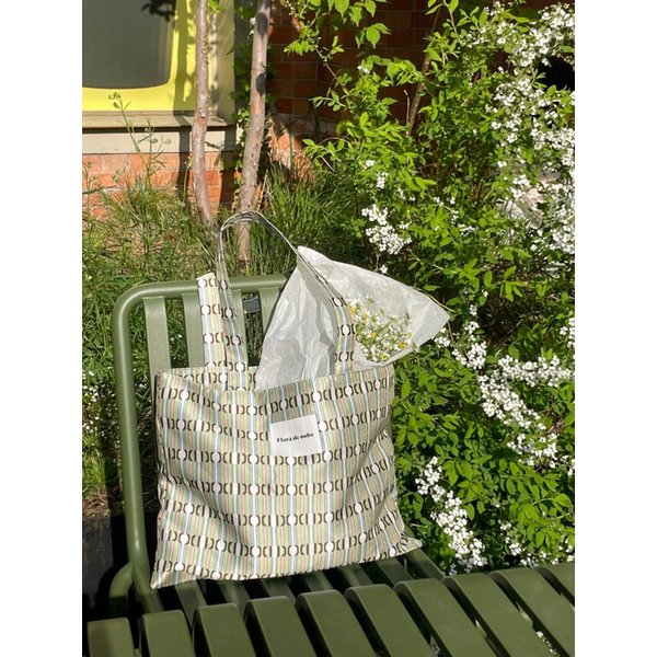 FLORAL BAG  패턴 에코백