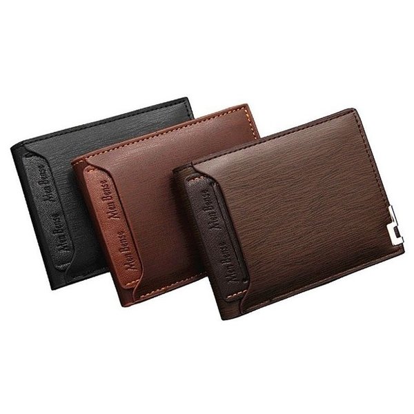 반지갑 선물 블랙 남자 학생지갑 머니클립 미니 (WFJ8KSQ)