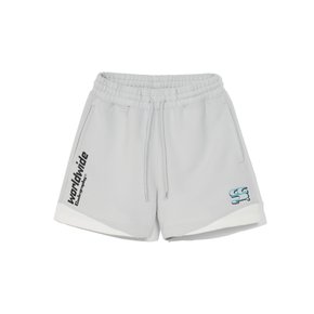 CBDUWTT150LG 우먼 WAVE 로고 스포티 쇼츠 라이트그레이 3803168