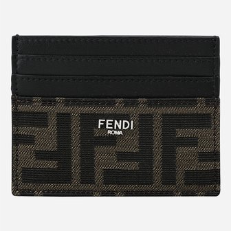 펜디 [시흥점] 6S 7M0164 ALWK F0L3T FF 로고 카드 지갑 브라운