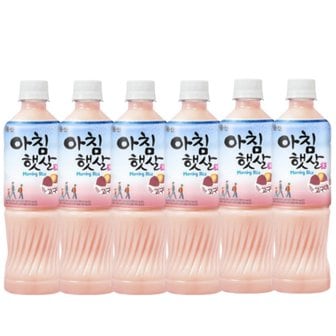  웅진 아침햇살 고구마 500ml 6개 국산 쌀 음료