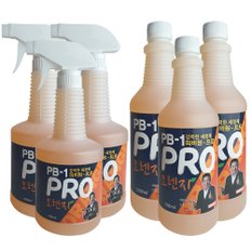 피비원 프로 680ml 3개+1000ml 3개 총 6개 다용도 세정제 pb1 pro