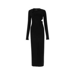 VERSACE ABITI LUNGHI Womens Dress 10100001A01253 1B000 Black SSG.COM