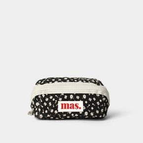 /마스마룰즈 Hapoom pencil cosmetic pouch _ Flower black