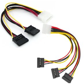 SATA 전원 케이블 18Cm Y형 1구 2구 3구 SATA케이블