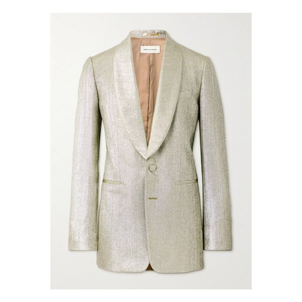 숄 칼라 라메 수트 재킷 실버 1647597350160113
