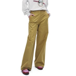 QDRY Wide Chino Pants - Mustard