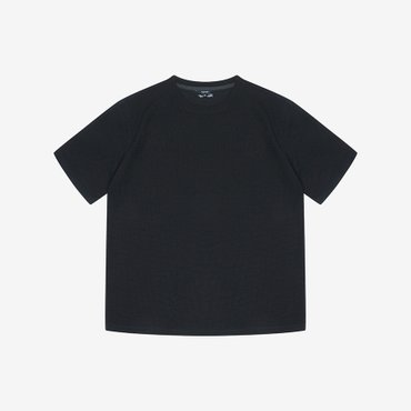 파렌하이트 [FAHREN] 25S/S 와플라운드티셔츠 (FKIBD3303-BK)