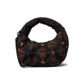 4670645 MCM Aren Maxi Monogrammed Fabric Hobo Mini