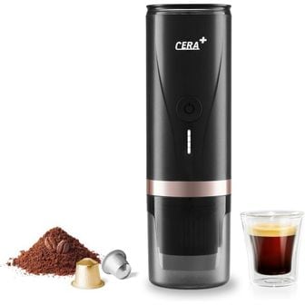  독일 네스프레소 에어로치노4 1836843 CERA Electric Portable Espresso Machine with 3-4 Minut