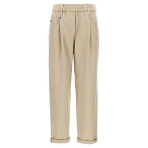 Womens Pants MA126P8417C8913 Beige