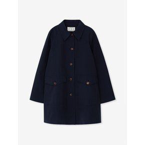 Raglan Trench Coat [NAVY]