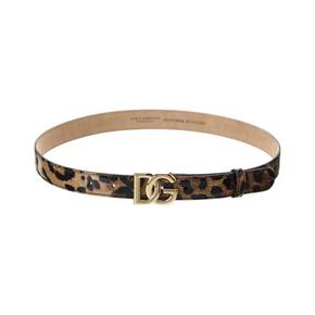 4841733 Dolce  Gabbana Kim DG Logo Leather Belt