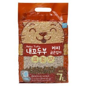 고양이 모래 화장실 배변 굵은 입자 커피향 7L 1개