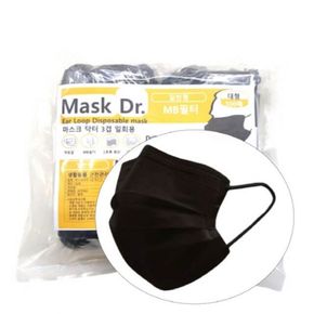 MASK Dr 일반형 대형 검정마스크 100매입