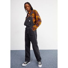 4433197 Carhartt BIB OVERALL STRAIGHT - Dungarees black