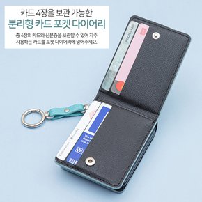 갤럭시 Z플립5 플립4 플립3 플립2 인조가죽 시크릿 카드수납 힌지보호 핑거스트랩 휴대폰 케이스