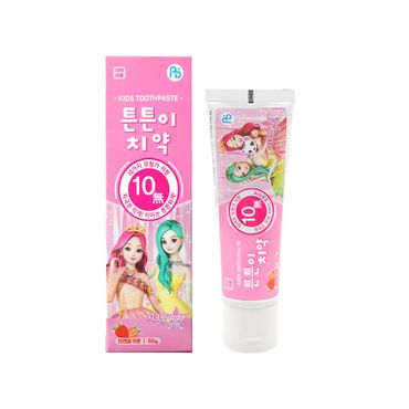 오너클랜 시크릿쥬쥬 튼튼이 어린이 치약 80g 천연딸기향