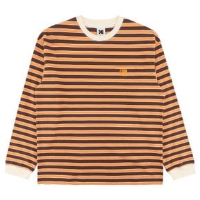 스트라이프 긴팔 티셔츠 K6323RRL91BRW