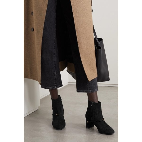 제니퍼 차만디 Danilo 65 Suede Ankle Boots 블랙 31432202865025614