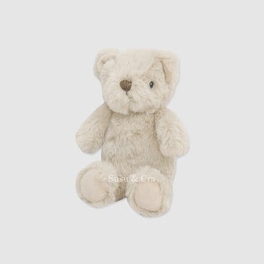 슈슈앤크라 [MON AMI] HUGGIE 베어 딸랑이(20cm) ㅡ 크림
