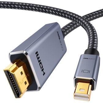 코드웨이 Mini DP to HDMI 케이블 1.5m외