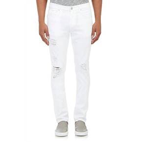 Men Tyler Solace Distressed Slim Fit Jeans In White