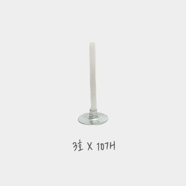  캔들심지 티라이트 화이트 코팅 면심지 3호10개