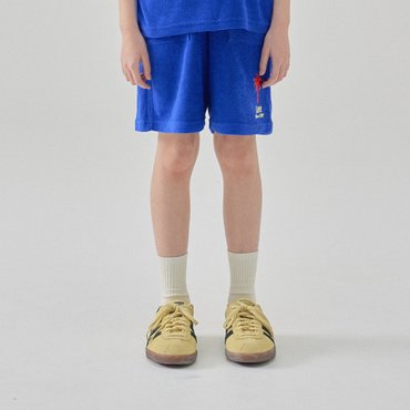 Lee Kids 4부 오션스 타올 셋업 숏츠 블루 LK2502SO19BL