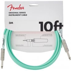 Fender 실드 케이블 Original Series Instrument Cable, 10`, Surf Green