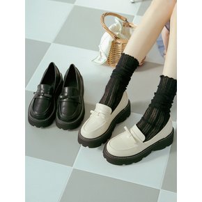 ljh024-7 Platform ribbon loafer _ 2colors