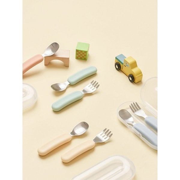 이지그립 실리콘 스푼 포크 케이스 세트