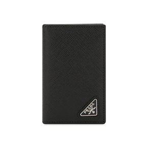 [신세계아울렛]프라다 남성 사피아노 삼각로고 블랙 카드지갑 2MC101 QHH F0002