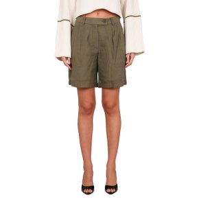 헬무트 랭 SHORT TRANSPARENT Shorts N02HW204_FJE MILITARY GREEN