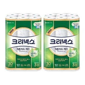 (무료배송)크리넥스 휴지 숲속의피톤치드 3겹30롤x2개