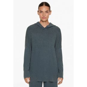 4994430 OYSHO HOODED KNIT - Jumper blue grey