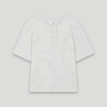 코데즈컴바인 반오픈 헨리넥 반팔티셔츠 (CKB-TS527W5)