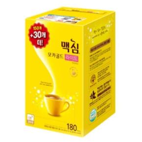 동서식품 커피믹스 맥심 모카골드 라이트 커피믹스 180T