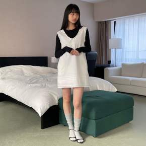 핀턱 레이스 원피스