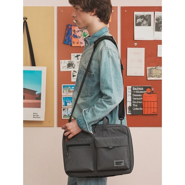 Briefit laptop case slim bag_Dark gray