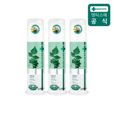 덴티스테 치약 뉴플러스화이트 펌프 170g 3개