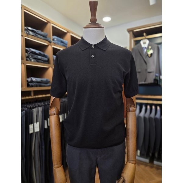 [여주점] 코오롱 브렌우드 남성 그리피스 워셔블 폴로넥 스웨터  BRWAM26421BKX IVX